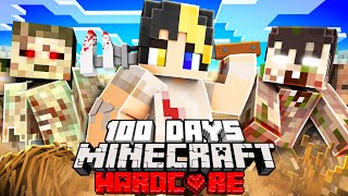 I Spent 100 Days in a Desert Wasteland in Hardcore Minecraft [upl. by Carce]