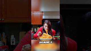 She ate the most spiciest noodles of the world shorts movie viral [upl. by Asir]