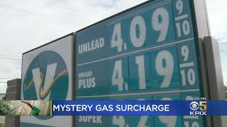 Mystery Surcharge Among Taxes Fees Added To Gasoline In California [upl. by Rot207]