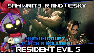 【RESIDENT EVIL 5】When in Doubt Punch a Boulder  Part 2 ■■ [upl. by Nonaihr]