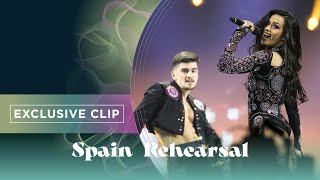 Chanel  SloMo  Exclusive Rehearsal Clip  Spain 🇪🇸  Eurovision 2022 [upl. by Patton]