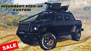 Insurgent Pickup Custom HOW TO CUSTOMIZE IT amp Review  GTA 5 Online  SALE  Best Armored Car [upl. by Lisan]