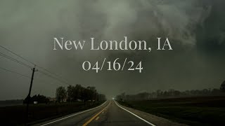 Iowa Tornado Barely Misses Town [upl. by Aenea]