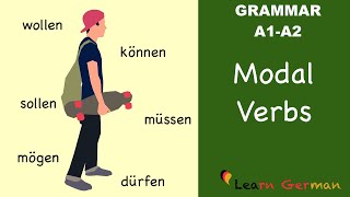 Learn German  German Grammar  Modalverben  Modal verbs  A1 [upl. by Adnwahs]