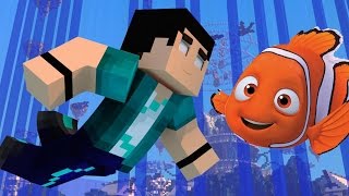 Minecraft Mods  MORPH HIDE AND SEEK  PROCURANDO NEMO MOD [upl. by Kaenel]