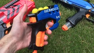 Nerf Mod The Rival Heracles First Nerf Rival PistolSidearm [upl. by Bez983]