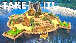 Minecraft Base on a Lake with FREE World Download [upl. by Maxima]