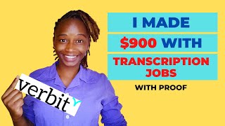 How I Made 900 With Transcription Jobs For Beginners  Get Transcription Jobs FAST and EASY [upl. by Enetsirk818]