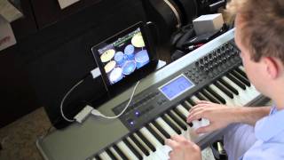 Using a MIDI keyboard with iPad via USB [upl. by Micaela380]