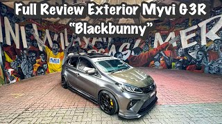 FULL REVIEW EXTERIOR PERODUA MYVI G3R  PAKAI SEAT VOLKSWAGEN GOLF MK6R [upl. by Venola451]