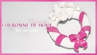 TUTO FIMO Couronne de Houx design [upl. by Zetnahs]