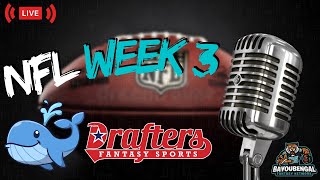 Who Will Win NFL Week 3 Battle Royale Drafts on Drafters Fantasy [upl. by Sirrom]