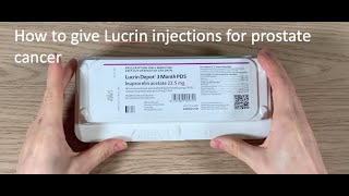 How to give a lucrin injection [upl. by Samuella112]