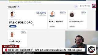 Resultado das Eleições em Pedreira  Corte da Live quotBastidores da Política  Resultadosquot [upl. by Avis]