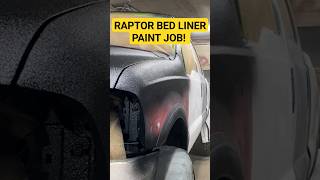 Full Raptor Liner Paint Job on F250 rustpaint paintjob satisfying diy [upl. by Anomer]