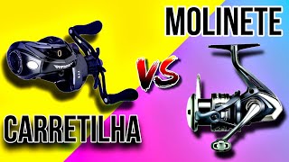 Qual é melhor carretilha ou molinete pesca [upl. by Begga]