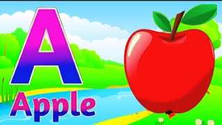 A for apple  अ से अनार  abcd phonics song  a for apple b for ball c for cat  abcd song  abcde [upl. by Myrtle]