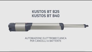 Kustos BT B25 e BT B40 IT [upl. by Siwel]