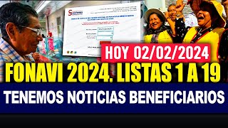 Fonavi 2024 listas 1 a 19 LINK de consulta con DNI para ver si cobras devoluciónBanco de la Nación [upl. by Downe559]