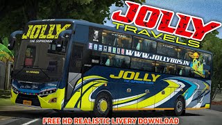 Jolly Travels Goa Bangalore  Prakash Capella BS6 Livery Download [upl. by Ahtela]