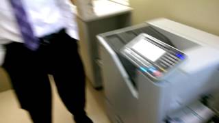 RISO FW5230 HighSpeed CutSheet InkJet Printer [upl. by Akerue10]