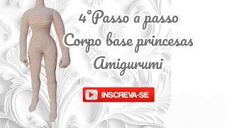 corpo base boneca amigurumi [upl. by Niret]