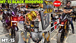 MT15 black colour modified Mt15 New Update for modification 💰 [upl. by Nautna]