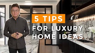 Top 5 Luxury Home Design TIPS Elevate Your Space for Ultimate Elegance amp Modern Contemporary Look [upl. by Igig]