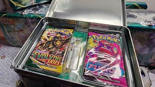 Evolving Skies Back in Stock Pokemon Cards Opening [upl. by Hsot705]