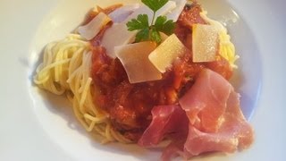 So kocht man Spaghetti amatriciana Rezept  Der Bio Koch 188 [upl. by Ramas609]