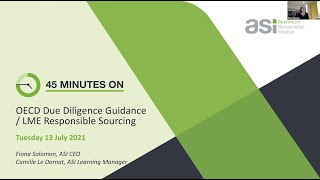 45 minutes on ASI alignment with OECD Due Diligence Guidance  LME Responsible Sourcing [upl. by Belamy]