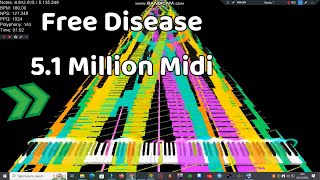 600TH VIDEO Black MIDI  Free Disease 51 Million  Free Disease  Vitamin Delicious [upl. by Pollie209]