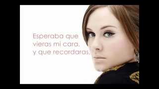 Adele  Someone Like You  letra en espanol [upl. by Slotnick]