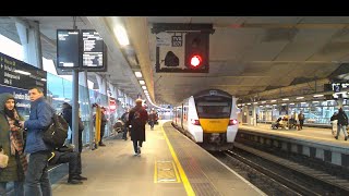 S1E1 Thameslink Trains at London Blackfriars Thameslink Core 02012023 [upl. by Mairym]