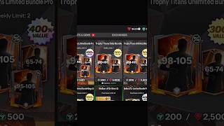 Trophy Titans first pack opening😁🤥 fifa shorts  fcmobile football [upl. by Hammerskjold]