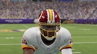 Madden 25 Online Gameplay EPIC GAME OF THE YEAR Robert Griffin III vs Adrian Peterson [upl. by Ominoreg]