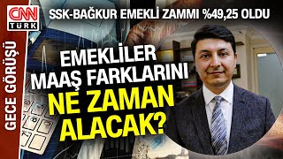 SSKBAĞKUR Emeklisinin Zam Oranı I25 Oldu Peki Emekliler Maaş Farklarını Ne Zaman Alacak [upl. by Deborath958]