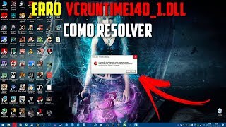 ERRO VCRUNTIME1401dll COMO RESOLVER   Simples e Fácil  ATUALIZADO 2022 [upl. by Llemej]