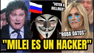 Canosa DENUNCIÓ que MILEI es un HACKER RUSO quotMilei le roba datos de votantes y los vendequot [upl. by Fulton646]