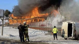 Amish market in Unity catches fire [upl. by Lindemann]