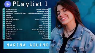 VOZ E VIOLÃO  Acústico para Barzinho 2024  Marina Aquino  Playlist  vol 1 [upl. by Bibbie]