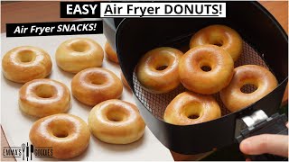 EASY Air Fryer DONUTS Better than Krispy Kreme 🔥 The Best Glazed Air Fryer Donuts Recipe [upl. by Norford604]