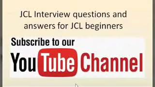 JCL interview questions and answers [upl. by Thorlie]