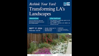 Rethink Your Yard A WaterWise Landscaping Workshop [upl. by Eiramacissej]