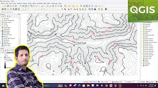 Extract and label topographical contour lines in QGIS  Style contour lines in QGIS [upl. by Adnical535]