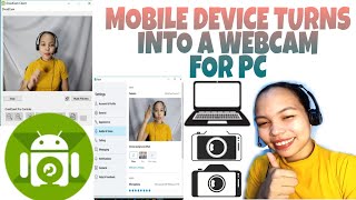 DROIDCAM APP  How to use Smartphone as a Webcam for PC using Droidcam Wireless Webcam App [upl. by Supen]