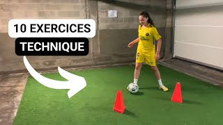 10 EXERCICES pour AMÉLIORER sa TECHNIQUE au FOOT [upl. by Sparhawk965]