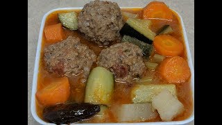 Albondigas en Caldillo con verduras [upl. by Nuli]