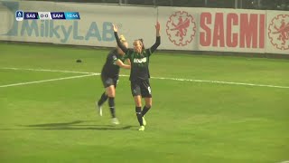 Sassuolo  Sampdoria 30  Doppietta di Sabatino per la prima vittoria  SerieAfemminile eBay [upl. by Llorre]