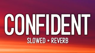 Justin Bieber  Confident Lyrics slowed  reverb [upl. by Ahsienak]